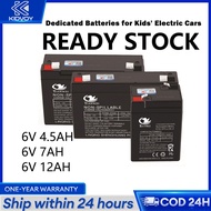 Safety batteries for children's electric cars Rechargeable Battery 6V 4.5AH / 6V 7AH / 6V 12AH / Toy