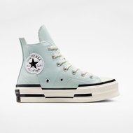 Converse รองเท้าผ้าใบผู้หญิง Chuck 70 Plus Seasonal Color Hi Blue | Aqua Mist/Egret/White ( A03537CU