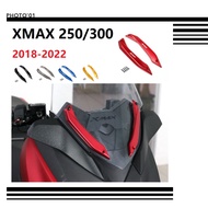 PSLER For Yamaha XMAX 250 XMAX 300 XMAX300 Windshield Cover Windscreen Decorative Strip Visor Bracket 2018 2019 2020 2021 2022
