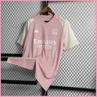 Lyon jersey 23-24 pink football shirt