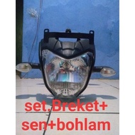 LAMPU MOTOR refrektor batok lampu depan headlamp Byson karbu ORI