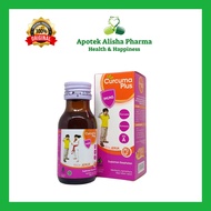 Curcuma Plus Imuns Sirup 60ml - Kurkuma Plus Imun Syrup Vitamin Penambah Nafsu Makan / Daya Tahan Tubuh / Ketajaman Penglihatan Anak Rasa Jeruk