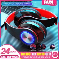 B39 Wireless Headset Bluetooth 5.0 Colorful LED Bass Stereo Wireless Headphones Ove-Ear Headphones