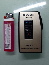 degen 收音機 AM FM （功能和sony 收音機 差不多用途）