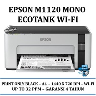 BEKAS PAKAI! Printer Epson M1120 EcoTank Compact Mono Printer With Wi-Fi - Resmi