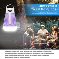 Portable Multifunction Bug Zapper Mosquito Zapper Indoor Outdoor UV Light Mosquito Killer USB Rechar