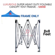 Frame Only 8x8 Feet Luxurious Super Heavy Duty Foldable Canopy Tent Gazebo Folding Portable Tent