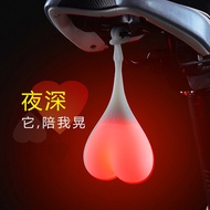 Night bike riding tail lamps lights mountain bike egg lamp equipped bicycle Merida accessories