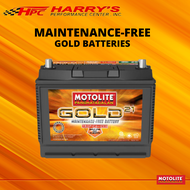 Motolite GOLD 21months Warranty | Maintenance Free Car/Automotive Battery N70 3smf.N50 2smf Din66 Di