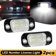 2Pcs For VW Golf Mk3 Polo 3 Cabriolet Seat Ibiza Cordoba Vario 6K Error Free LED Number License Plat