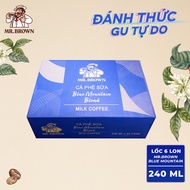 Thùng 24 lon cà phê Mr.Brown Blue Mountain (240ml)
