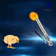 GIOVANNI Egg Candler Tester Portable Mini for Chicken Duck Canary Eggs Household Anti-rust Egg Detec