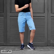 Men's short jeans, thick jeans material, 13 Oz, soft, Casual fashion