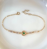 14K包金 綠色幸運草手鍊 手環