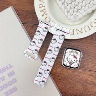 Suitable Strap Apple Watch1-11 Generation/Ultra3/SE3 Printed Silicone Magnetic Watch Strap