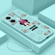 Redmi 15C POCO C85 Redmi15C Casing Cartoon Minnie Mobile Case Cute Liquid Silicon Full Protect Cover