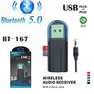 Bluetooth 5.0 USB + Micro SD BT167 Memory Card Slot