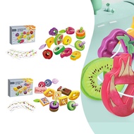 Kids' Fruit String Educational Toy - Desktop Interactive Game, & Imagination Fruit Size J2Q7