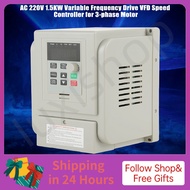 [Seller Recommend] Single To 3 Phase Variable Frequency Drive Inverter VFD VSD New 1.5KW 2HP 220V