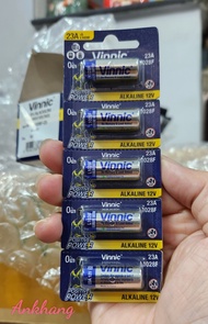 Pin 23A /A23 Vinnic 12V Alkaline dùng cho chuông cửa cửa cuốn remote xe hơi... hàng chính hãng
