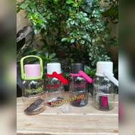 1.1 liter and 1.5 liter drinking bottles with handle and strainer, lid can be used as a glass, herb*