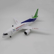 เครื่องบินจำลองขนาด47ซม. C919เครื่องบินโดยสารเครื่องบินจำลองสายการบินตะวันออกชุดก่อสร้างเครื่องบินที