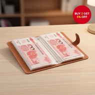 Paper Money Savings Challenge Binder Mini Folder Cash Storage Book