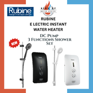 [DC Water Booster Pump] Rubine RWH-933-PB (Black) / RWH-933-PW (White) Instant Water Heater with DC Water Booster Pump