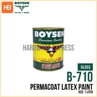 BOYSEN Latex Paint 1L  (Flat White / Semi-Gloss White / Gloss White) ▩ ㍿