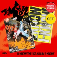 [APPLE MUSIC POB][SET] U-Know - 1st Full [I-KNOW] [Tabloid Ver.]