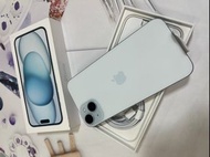 💜蘋果福利機專賣店💜🎈拆封新品🎈螢幕6.1吋🍎 Apple iPhone 15 128G🍎藍色台灣公司貨🔥蘋果原廠保固