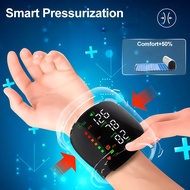 Smart Touch LCD Screen Chargeable Voice Wrist Blood Pressure Monitor Digital Automatic BP Tonometer 
