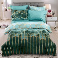 Queen Comforter Set 3pcs Bedding Set 105*200 King Size Mattress Cover Diamond-shaped Colored Grid Cotton Sheet Full Home Textile