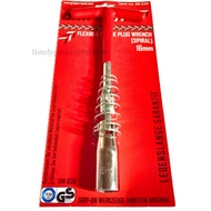 GRIP-ON 16 mm Spark Plug Wrench 16 mm Flexible Spark Plug Wrench Motorcycle Spark Plug Wrench Spiral