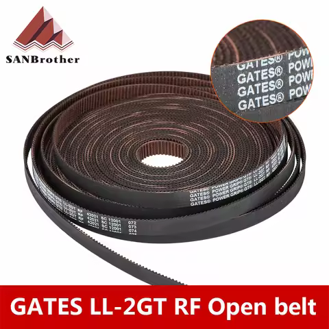 GATES-LL-2GT 2GT belt synchronous belt GT2 Timing belt Width 6MM 9MM wear resistant for Ender3 cr10 