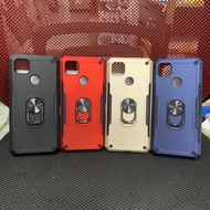 Xiaomi redmi 9C case with shockproof flexible edges and iring for watching movies