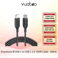 Anker Powerline III USB-C to USB-C 2.0 Cable 100W 6ft/1.8m- A8856