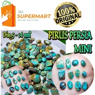 Pirus persia mini urat hijau biru borongan murah , GARANSI BATU ASLI 100%