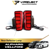 Toyota Vellfire / Alphard 30 Series Rear Bumper Reflector Lamp Tail Brake Lamp 2015-2023 GGH30 AGH30