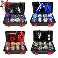 Toolbox Set 8pcs Beyblade Burst Toys Box Set with Metal Fusion Spinning Top Launcher Grip Storage Box Kids Toys Children's Christmas Gifts