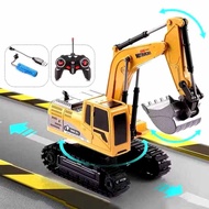 Mainan Mobil Remote Control Beko Excavator Baterai Cas RC Truck Konstruksi Excavator / Mainan Rc Tru