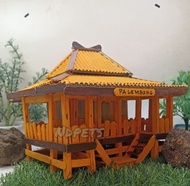 rumah adat Palembang stik es krim