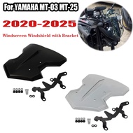 MT03 MT25 Motorcycle Windshield Windscreen for Yamaha MT-03 MT-25 MT 03 25 2020-2025