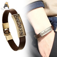 1Pc Fashion Leather Bracelet Retro Punk Buckle Bracelet Punk Party
