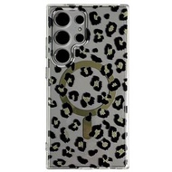 豹紋磁吸Samsung三星S24 S23 S22 plus Ultra 手機殼case