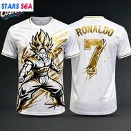 2026 New Dragon Ball Z Goku Vegeta Special Edition Football T Shirt No. 7 Football T-shirt Fan Speci