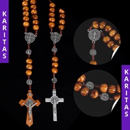 BENEDICT ROSARY (BENEDICTINE) BENEDICT ROSARY/ CATHOLIC ROSARY NECKLACE/ CONTRACT/