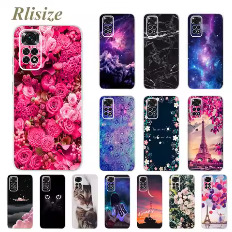For Xiaomi Redmi Note 11 Case Redmi Note 11S Covers Silicone Soft Fundas Phone Case For Xiaomi Redmi