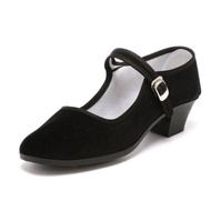 Fall breathable hotel staff shoes cloth shoes