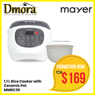 Mayer 1.1 L Rice Cooker with Ceramic Pot MMRC30